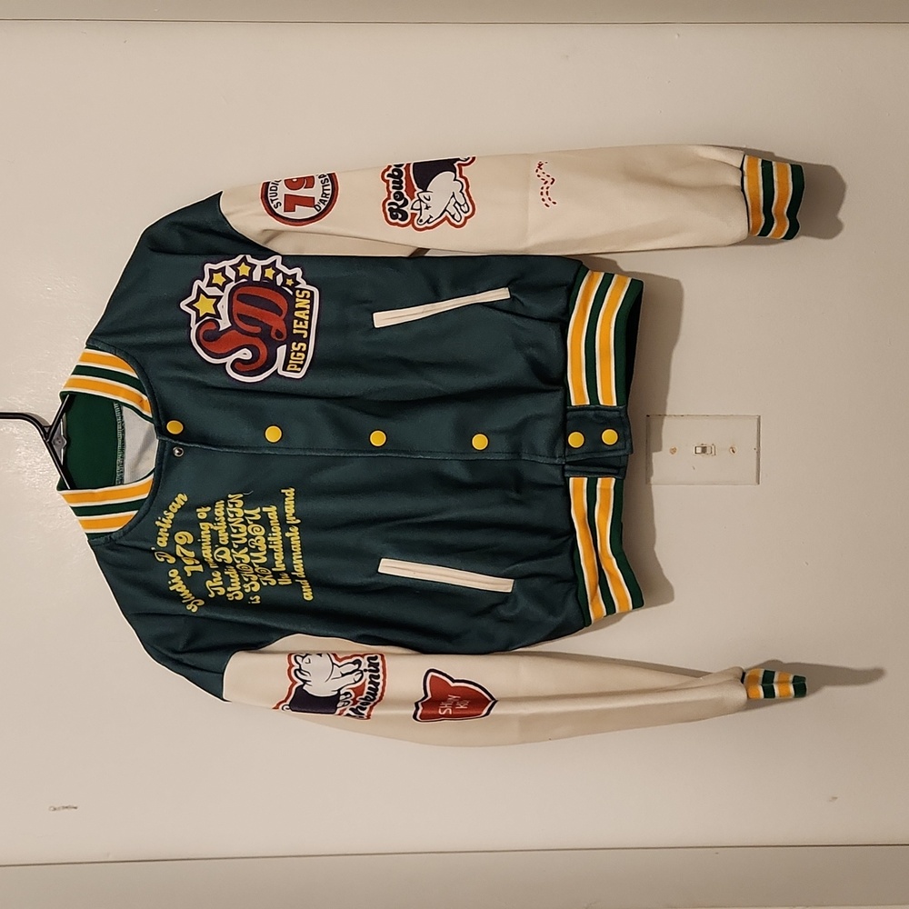 NWT Blush Mark Varsity Style Jacket (Kids)
